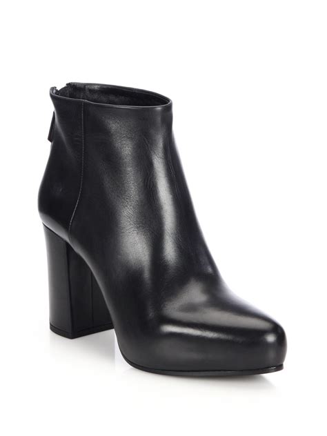 prada shoes female black heels|Prada block heel bootie.